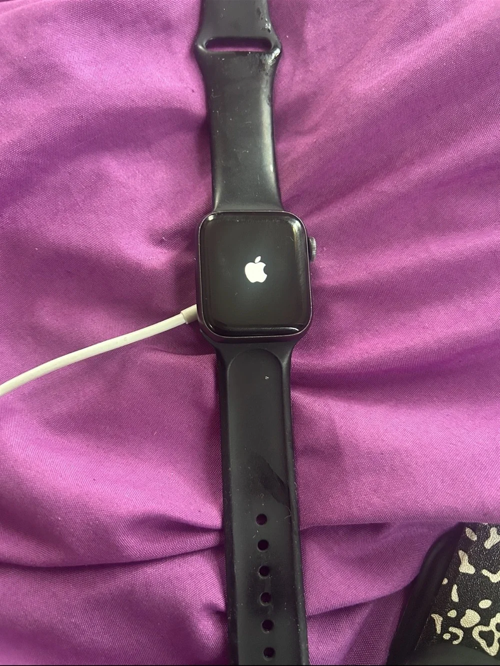 Apple Watch in Black with Black Sport Band